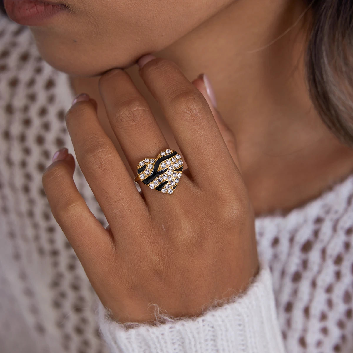 Bague “Cœur Tigré”| Collection Cœur Tigré