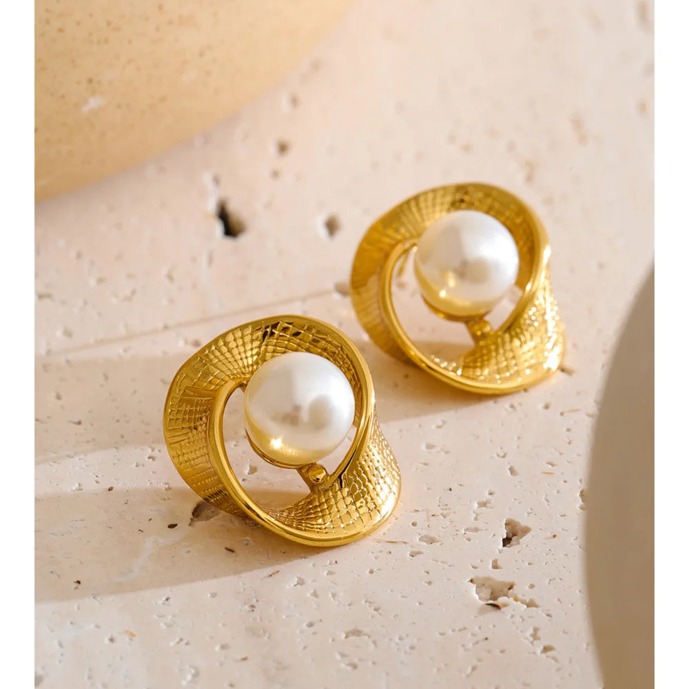 Boucles d’oreilles “Perle d’Aurore” | Collection Perle d’Aurore